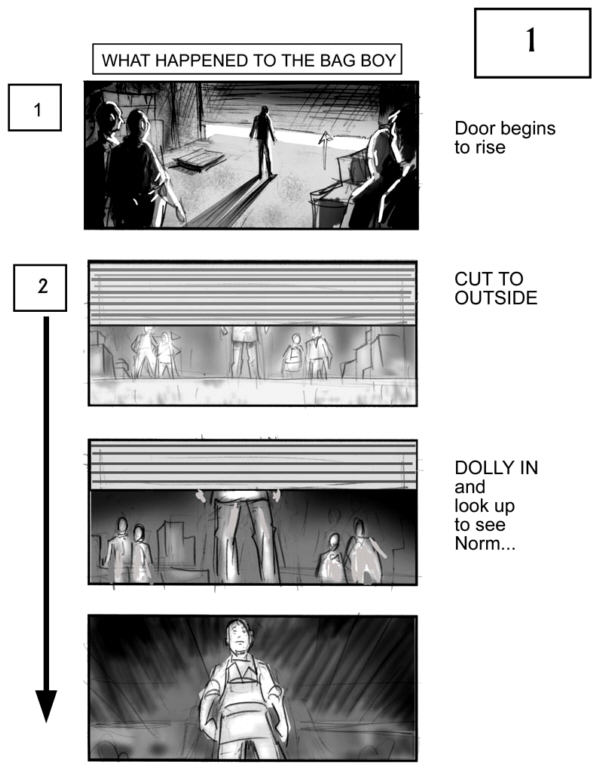 CLICK IMAGE FOR NEXT STORYBOARD FROM THE MIST