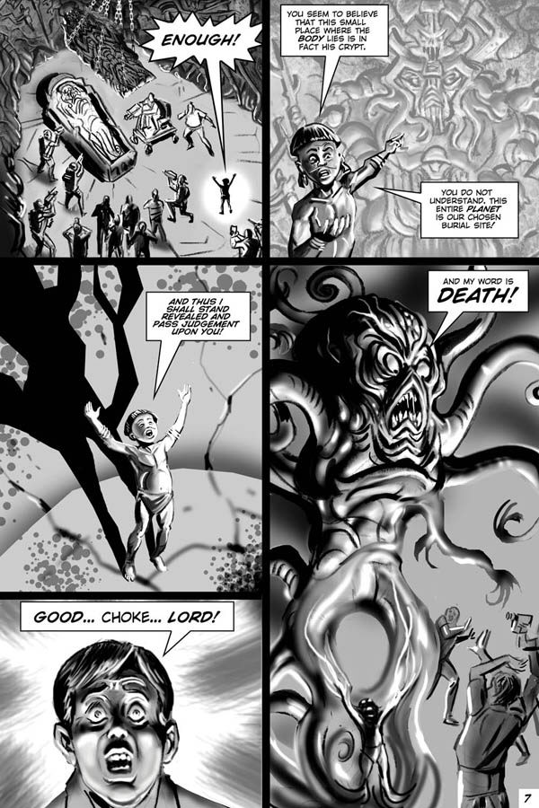 CREEPY - ENCRYPTED - The Lost Story by Pete Von Sholly - CLICK FOR THE NEXT PAGE